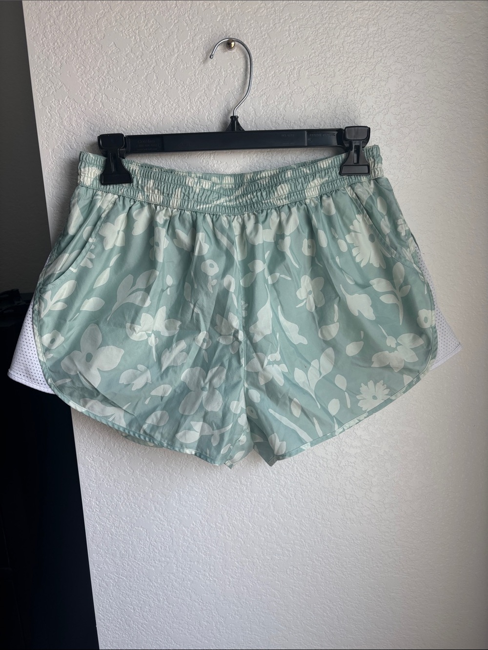 kate spade Mint Green Floral Athletic Shorts